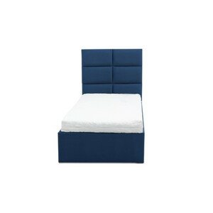 Čalouněná postel TORES s matrací rozměr 90x200 cm Granátová Taštičková matrace
