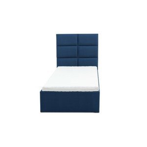 Čalouněná postel TORES s matrací rozměr 90x200 cm Granátová Pěnová matrace