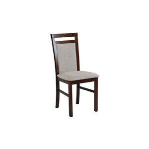 Jedálenská stolička MILANO 5 Biela Tkanina 1X