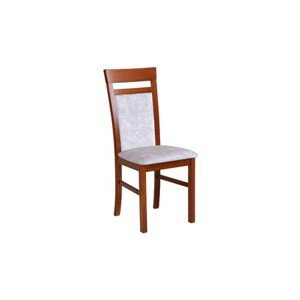 Jedálenská stolička MILANO 6 Biela Tkanina 24Z