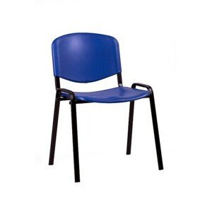 Konferenčná plastová stolička ISO Svetlo modrá