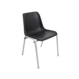 Konferenčná stolička Maxi hliník Čierna