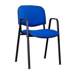 Konferenčná stolička ISO s područkami C14 – modro/čierna