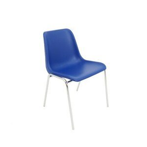 Konferenčná stolička Maxi chrom Modrá