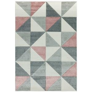 ASIATIC LONDON Sketch SK05 Cubic Pink - koberec ROZMER CM: 200 x 290