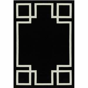 CARPET DECOR - Hampton Black - koberec ROZMER CM: 160 x 230