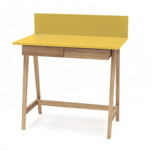 RAGABA Luka písací stôl so zásuvkou FARBA: žltá