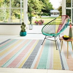 ASIATIC LONDON Alfresco Boardwalk Pastel Multi - koberec ROZMER CM: 160 x 230
