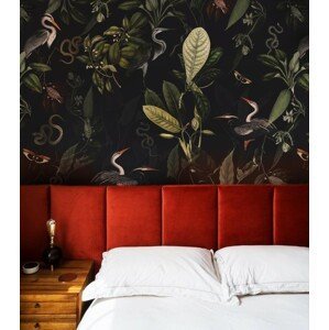 Wallcolours WALLCOLORS Dark Heron wallpaper - tapeta POVRCH: Prowall Canvas