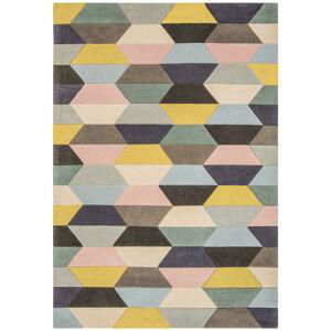 ASIATIC LONDON Funk Honeycomb Pastel - koberec ROZMER CM: 140 x 200