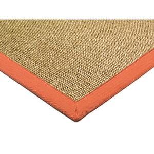 ASIATIC LONDON Sisal Linen/Orange - koberec ROZMER CM: 120 x 180