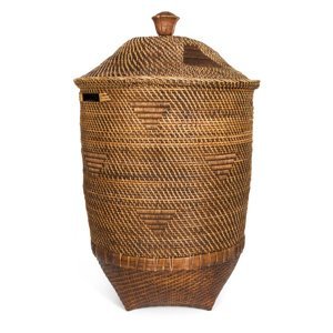 BAZAR BIZAR The Colonial Laundry Basket - Natural Brown - XL úložný kôš