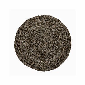BAZAR BIZAR The Seagrass Carpet - Natural Black - 100 koberec