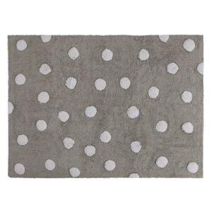 LORENA CANALS Polka Dots Grey-White - koberec