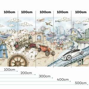 DEKORNIK Industrial Evolution - Tapeta / From Past To Future - 500 cm