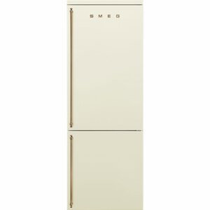 SMEG Coloniale kombinovaná chladnička s mrazákom FA8005RPO5 krémová/mosadz + 5 ročná záruka zdarma