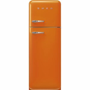 SMEG 50's Retro Style FAB30 kombinovaná chladnička s mrazákom hore oranžová + 5 ročná záruka zdarma
