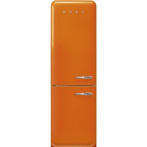 SMEG 51's Retro Style FAB32 kombinovaná chladnička s mrazákom dole oranžová + 5 ročná záruka zdarma