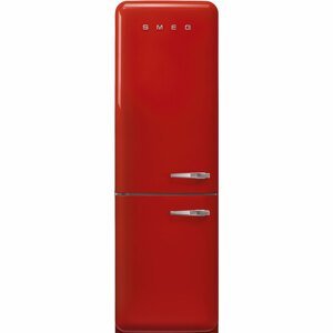 SMEG 51's Retro Style FAB32 kombinovaná chladnička s mrazákom dole červená + 5 ročná záruka zdarma