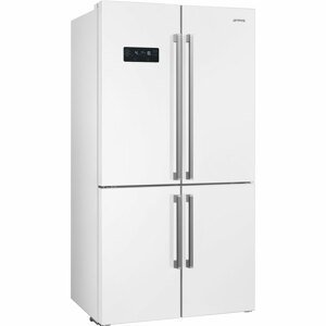 SMEG americká chladnička s mrazákom FQ60BDF biela + 5 ročná záruka zdarma