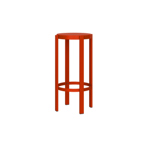 NOO.MA Doon 75 barová stolička FARBA: červená