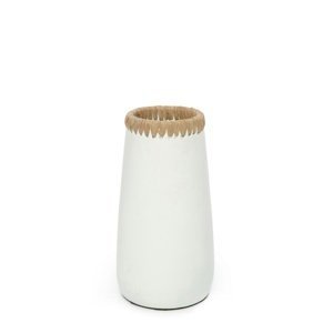 BAZAR BIZAR The Sneaky Vase - White Natural - M váza