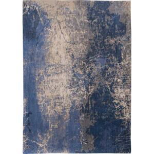 LOUIS DE POORTERE Mad Men Cracks 8629 Abyss Blue - koberec ROZMER CM: 200 x 280