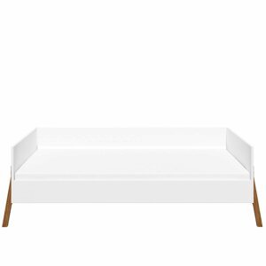 BELLAMY Lotta detská posteľ FARBA: matná biela/drevo, ROZMER PRODUKTU: šírka 90 cm