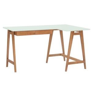 RAGABA Luka rohový písací stôl pravý FARBA: mätová zelená