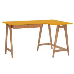 RAGABA Luka rohový písací stôl pravý FARBA: okrová