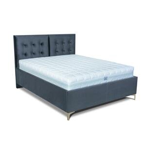 MOOD posteľ Riviera s kovovým nožným výklopom 2224/zlatá PLOCHA SPANIA: 120 x 200 cm