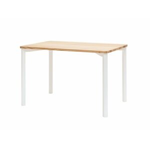 RAGABA Triventi jedálenský stôl obdĺžnik - oblé nohy FARBA: jaseň/biela