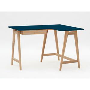 RAGABA Luka rohový písací stôl pravý FARBA: petrolejová modrá