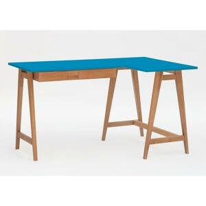 RAGABA Luka rohový písací stôl pravý FARBA: nebeská modrá