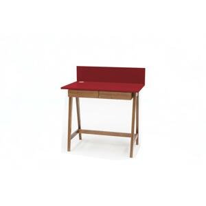 RAGABA Luka písací stôl so zásuvkou FARBA: červená