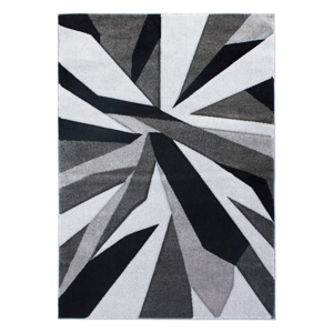 Čierno-sivý koberec Flair Rugs Shatter Black Grey, 120 × 170 cm