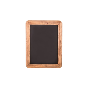 Čierna bridlicová tabuľa v drevenom ráme Antic Line, 28 × 20,5 cm