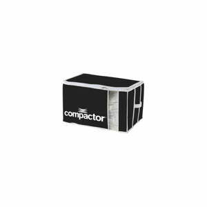 Čierny textilný úložný box Compactor Brand XXL Grande