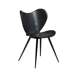Čierna koženková stolička DAN-FORM Denmark Dreamer
