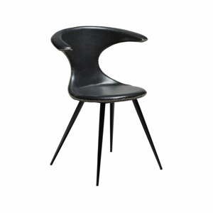 Čierna koženková stolička DAN-FORM Denmark Flair