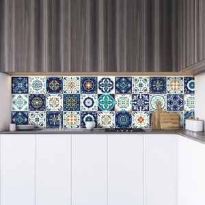 Sada 30 dekoratívnych samolepiek na stenu Ambiance Forli, 15 × 15 cm