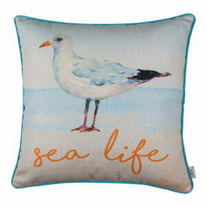 Obliečka na vankúš Apolena Seagull Sea Life, 43 × 43 cm