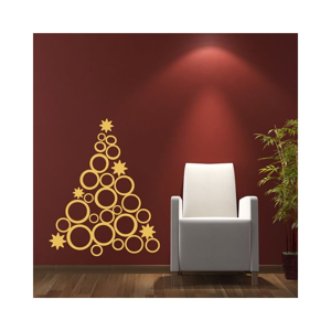Vianočná samolepka Ambiance Christmas Tree Design