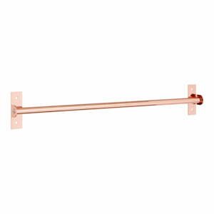 Železná nástenná kúpeľňová tyč vo farbe ružového zlata Premier Housewares