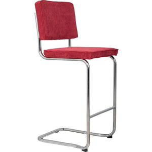 Ružová barová stolička 113 cm Ridge Rib – Zuiver
