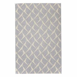 Sivý vonkajší koberec Floorita Rete Silver, 130 x 190 cm