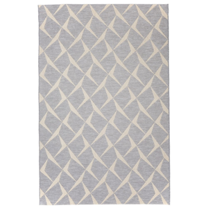 Sivý vonkajší koberec Floorita Rete Silver, 194 x 290 cm