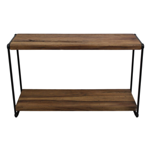 Konzolový stolík z teakového dreva a kovu HSM collection Lilienne