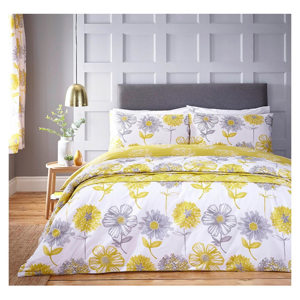 Žltý pléd na posteľ Catherine Lansfield Easy, 220 × 230 cm