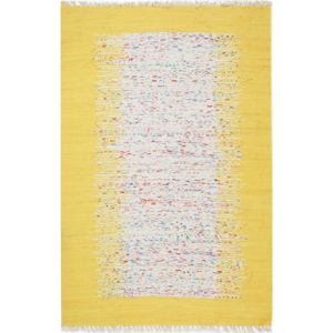Žltý koberec Eco Rugs Yolk, 120 × 180 cm